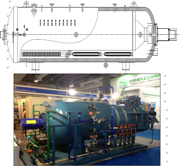 Composite Autoclave With Automatic PLC Controlling System And Safety Interlock